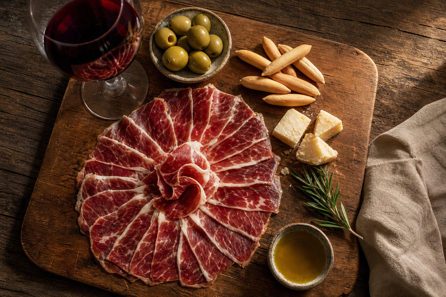 Jamón de Bellota 100% Ibérico · Curación 36 meses