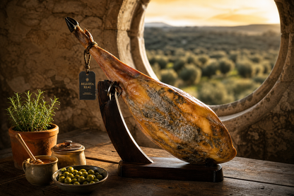 Jamón de Bellota 100% Ibérico · Curación 36 meses